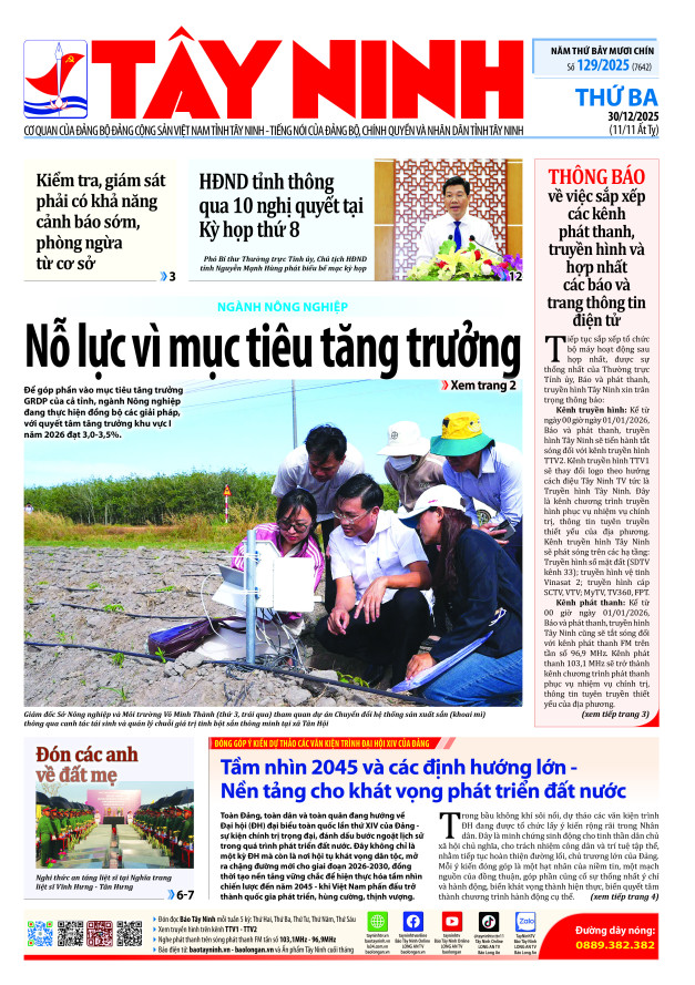 B&aacute;o ng&agrave;y 30/12/2025