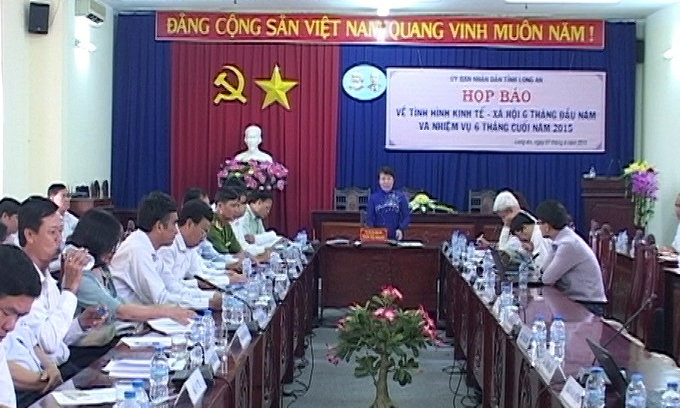 HỌP BÁO TÌNH HÌNH KINH TẾ &#8211; XÃ HỘI 6 THÁNG ĐẦU NĂM