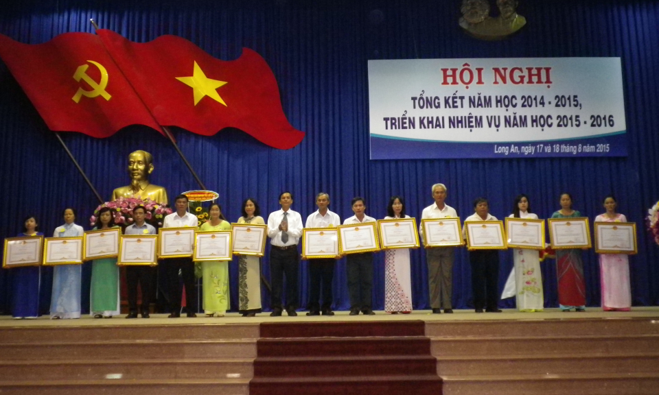 NGÀNH GIÁO DỤC VÀ ĐÀO TẠO LONG AN TỔNG KẾT NĂM HỌC 2014-2015