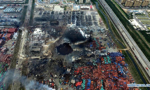 Vụ nổ ở Thiên Tân: Gian nan thu dọn hóa chất độc hại
