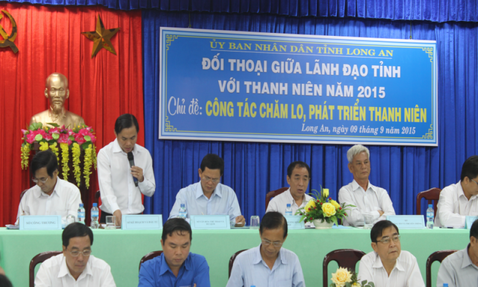 ĐỐI THOẠI TRỰC TIẾP LÃNH ĐẠO TỈNH VÀ THANH NIÊN NĂM 2015