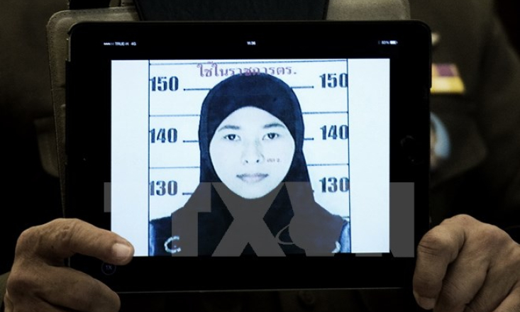 Nữ nghi phạm vụ đánh bom ở Bangkok liên hệ với nhà chức trách
