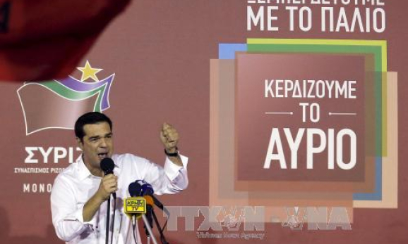 Ông Alexis Tsipras tuyên thệ nhậm chức Thủ tướng Hy Lạp