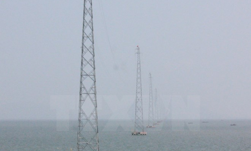 Xây dựng đường dây 110kV vượt biển dài nhất Việt Nam