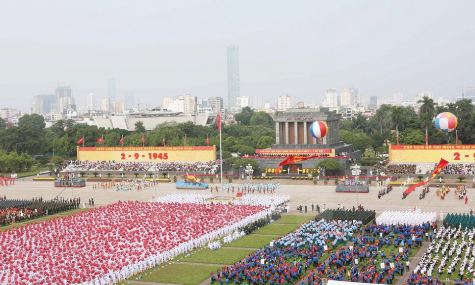 Diễu binh, diễu hành trọng thể tại Lễ kỷ niệm 70 năm Quốc khánh 2-9