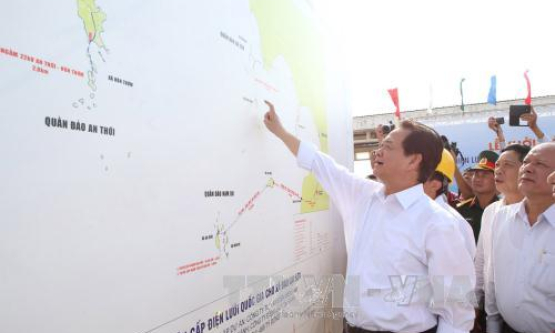 Khởi công Dự án Cấp điện lưới quốc gia xã đảo Lại Sơn