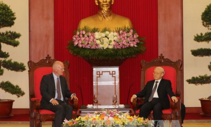 Tổng Bí thư Nguyễn Phú Trọng lên đường thăm chính thức Nhật Bản