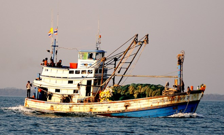 Bắt giữ ba tàu cá Thái Lan đánh bắt trái phép ở vùng biển Cà Mau
