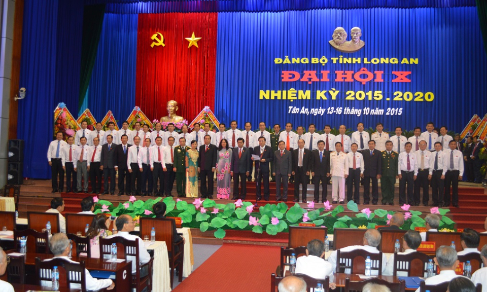 ĐẠI HỘI X ĐẢNG BỘ TỈNH LONG AN, NK 2015-2020 BẾ MẠC THÀNH CÔNG