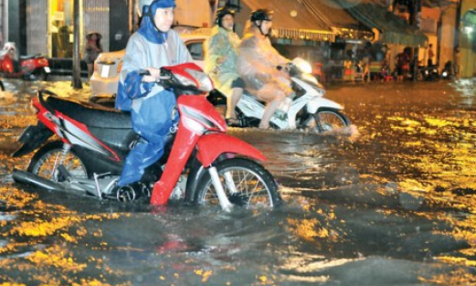 Trong các ngày 28 &#8211; 29/10, khu vực Thành phố Hồ Chí Minh đề phòng ngập lụt đô thị