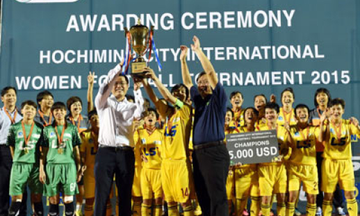 TPHCM vô địch giải bóng đá nữ quốc tế TPHCM năm 2015