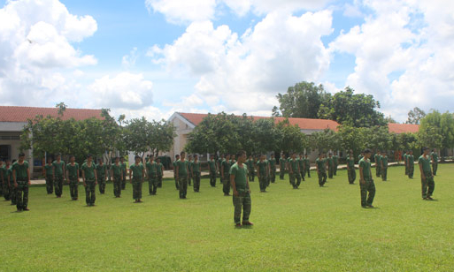 Tân Trụ: Thăm tân binh nhập ngũ đợt II năm 2015