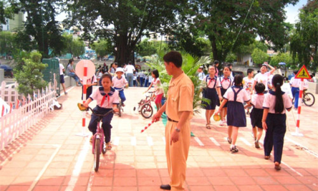 Tân Hưng: Hội thi tìm hiểu kiến thức an toàn giao thông