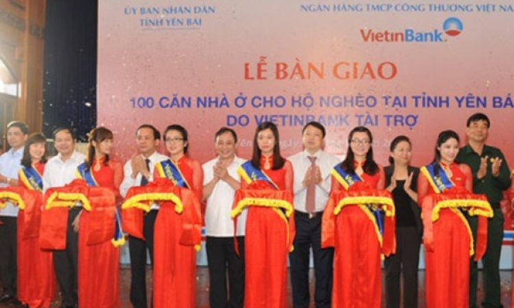 VietinBank bàn giao 100 căn nhà cho các hộ gia đình tại Yên Bái