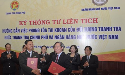 Ký Thông tư liên tịch về việc phong tỏa tài sản