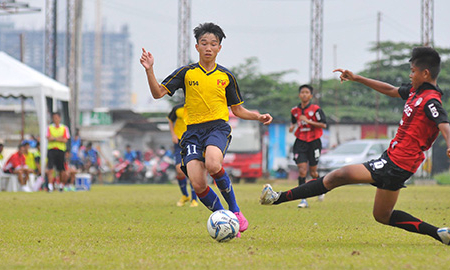 Đánh bại CLB Thái Lan, U14 PVF vào bán kết giải U14 quốc tế