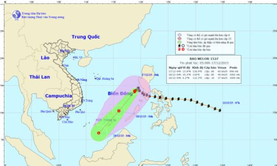 Bão số 5 di chuyển chậm, rét đậm tiếp diễn tại miền Bắc