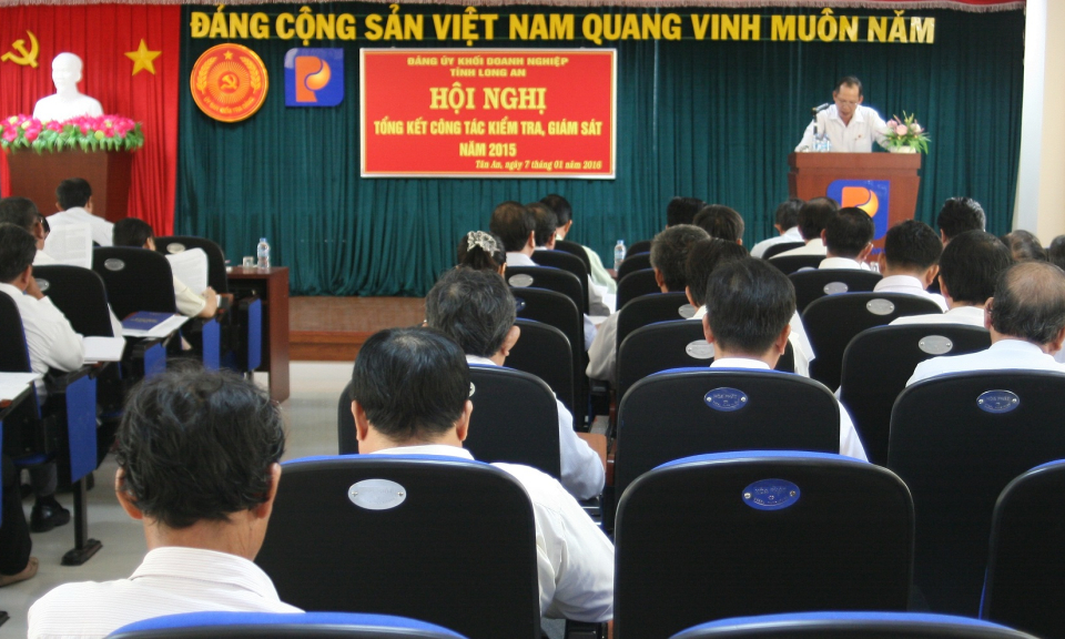 Đảng ủy Khối doanh nghiệp tổng kết công tác kiểm tra, giám sát năm 2015.