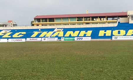 Sân Thanh Hóa &#8216;thay da đổi thịt&#8217; trước thềm FLC Cup 2016