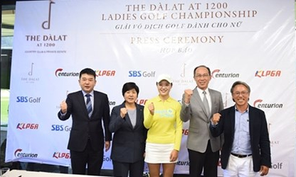 Giải Golf nữ chuyên nghiệp The Da Lat AT 1200: Lần đầu tiên được tổ chức ở Việt Nam