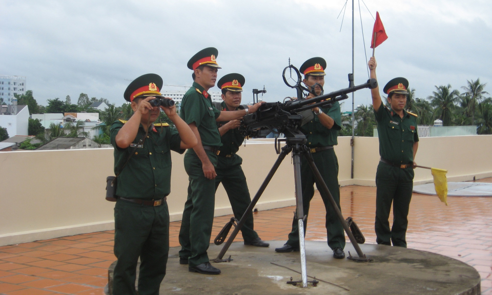 Giao ban công tác quân sự- quốc phòng đầu năm 2016