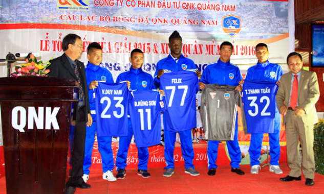 Mất vua phá lưới, QNK Quảng Nam vẫn mơ Top 5 V.League 2016