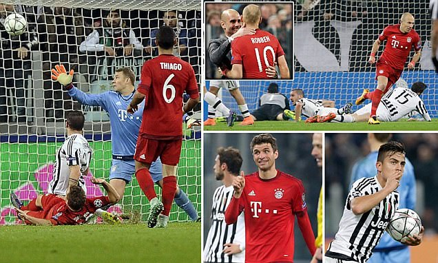 Juventus 2-2 Bayern Munich: Tiếc cho thầy trò Pep Guardiola!