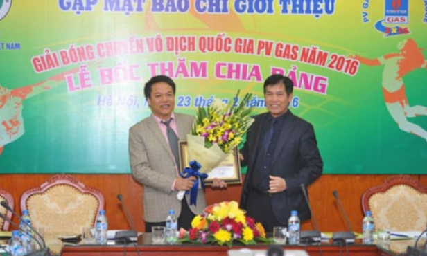 Tổng Công ty Khí Việt Nam tài trợ cho Giải Bóng chuyền VĐQG PV GAS năm 2016