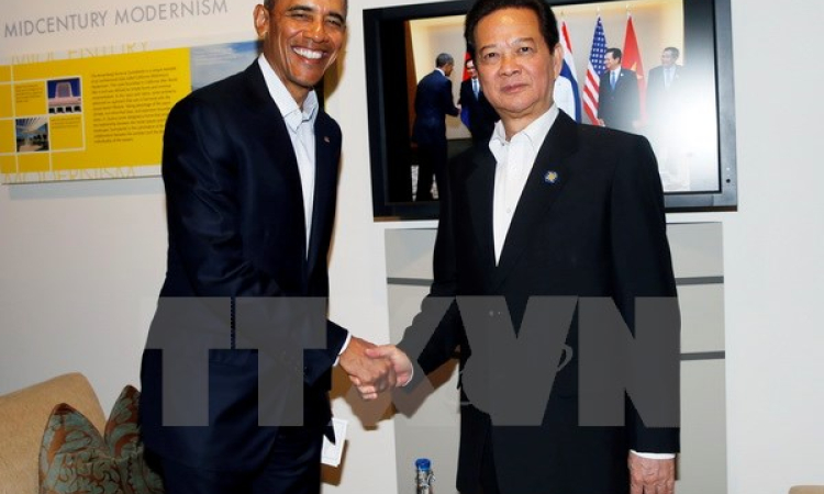 Thủ tướng Nguyễn Tấn Dũng hội kiến Tổng thống Mỹ Obama