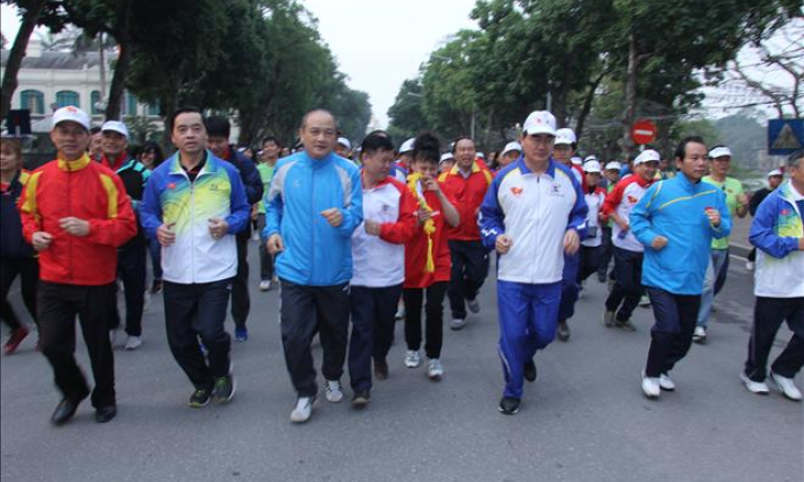 7 triệu người tham gia ngày chạy Olympic vì sức khỏe toàn dân 2016