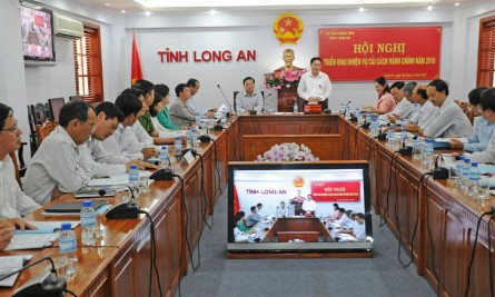 Long An: Triển khai nhiệm vụ cải cách hành chính năm 2016