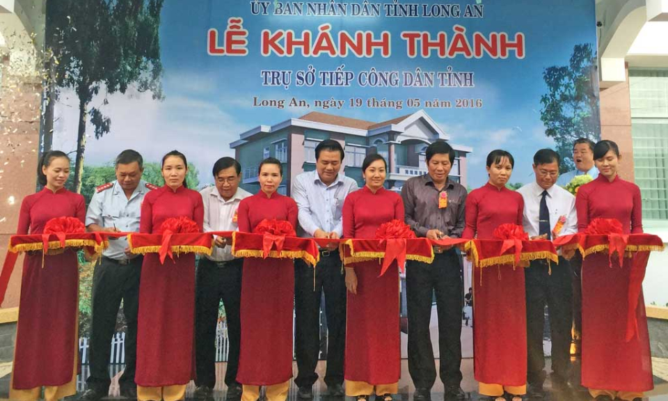 Long An: Khánh thành trụ sở Tiếp công dân