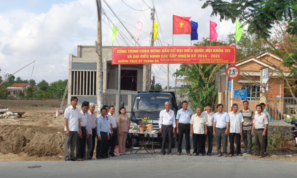 Cần Giuộc: Xây dựng đường giao thông nông thôn