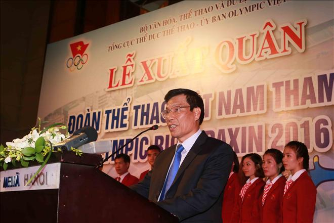 Xuat quan doan The thao Viet Nam tham du Olympic 2016 hinh anh 2