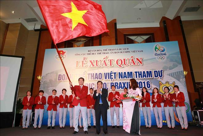 Xuat quan doan The thao Viet Nam tham du Olympic 2016 hinh anh 3