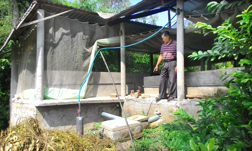 Hiệu quả hầm biogas góp phần bảo vệ môi trường trong chăn nuôi