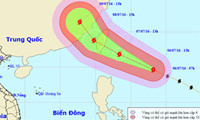 Bão NEPARTAK cách đảo Đài Loan khoảng 290km về phía Đông Nam