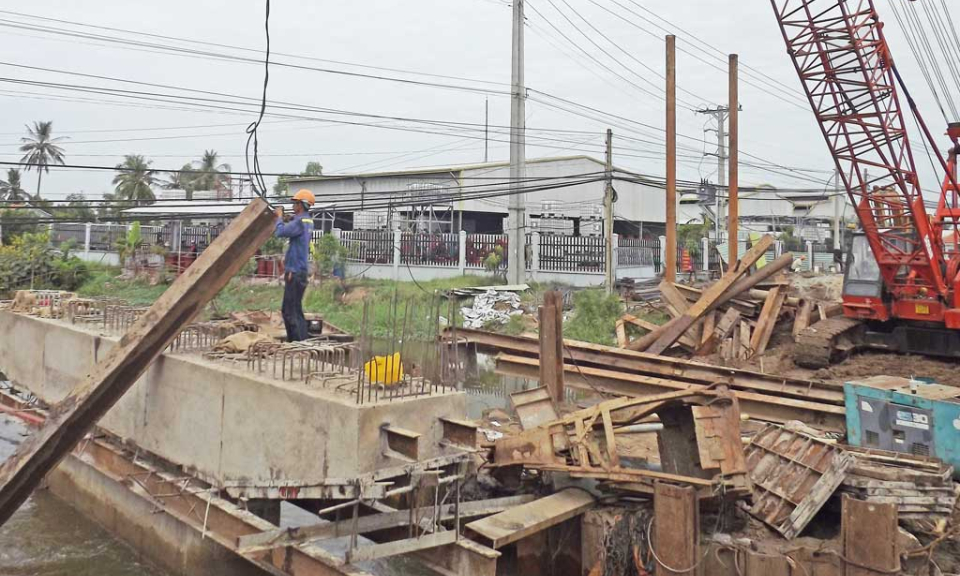 Long An: Đẩy nhanh tiến độ các công trình giao thông trọng điểm