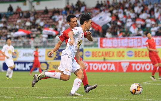 HAGL lan dau tien thua Hai Phong tren san Pleiku tai V.League hinh anh