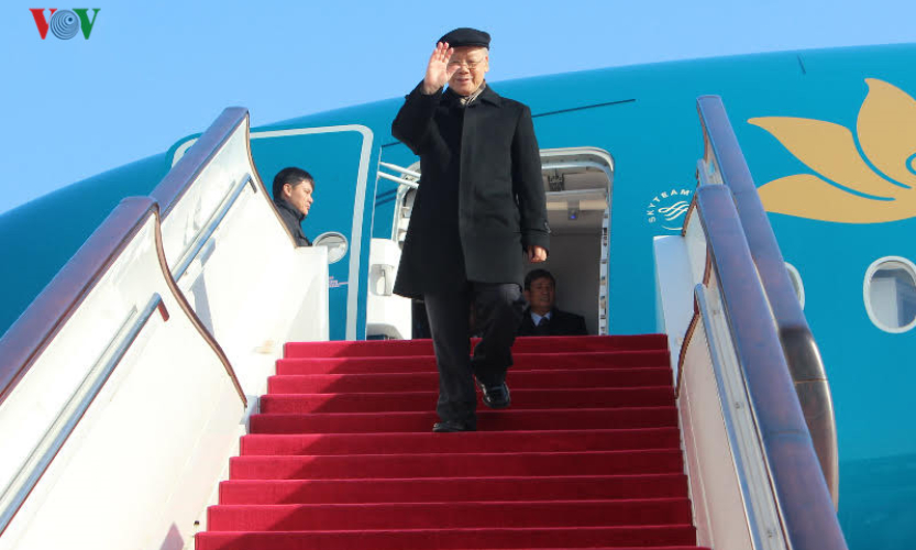 Toàn cảnh ngày đầu chuyến thăm chính thức Trung Quốc của Tổng Bí thư