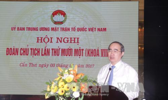 Hội nghị lần thứ 11 Đoàn Chủ tịch Ủy ban Trung ương MTTQ Việt Nam khóa VIII