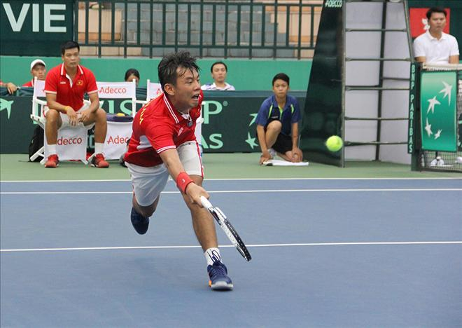 DT Viet Nam thua Hong Kong tai vong 1 Nhom II Davis Cup 2017 hinh anh