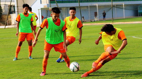 U18 Viet Nam thang U19 Ha Noi truoc ngay di du dau o Trung Quoc hinh anh