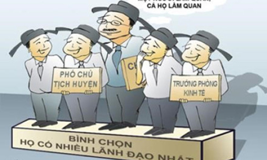 Cần xử lý đến cùng hiện tượng &#8220;cả nhà làm quan&#8221;