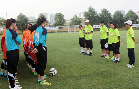 DT nu Viet Nam nhan tin cuc vui truoc vong loai Asian Cup 2018 hinh anh