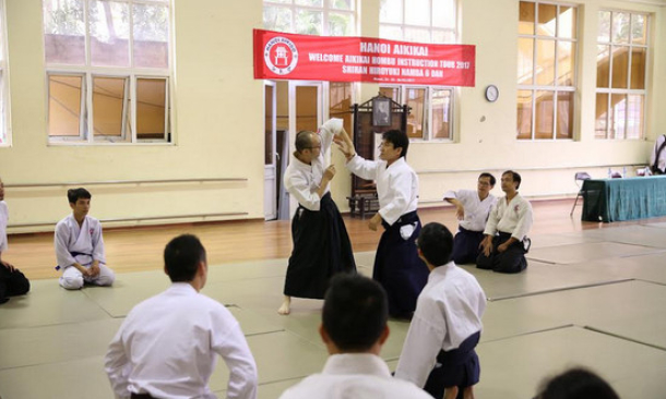 Võ sư 6 đẳng Aikido danh tiếng thế giới tập huấn tại Việt Nam