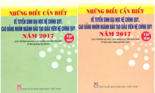 Phát hành sách Những điều cần biết về tuyển sinh ĐH, CĐ năm 2017