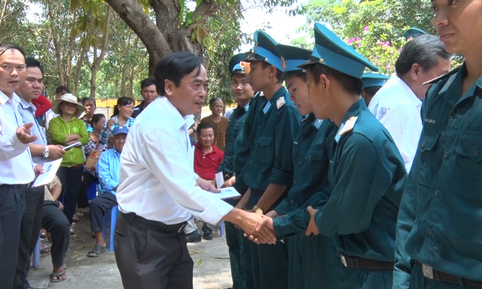 Đức Hoà thăm tân binh binh nhập ngũ đợt 1 tại Đồng Nai