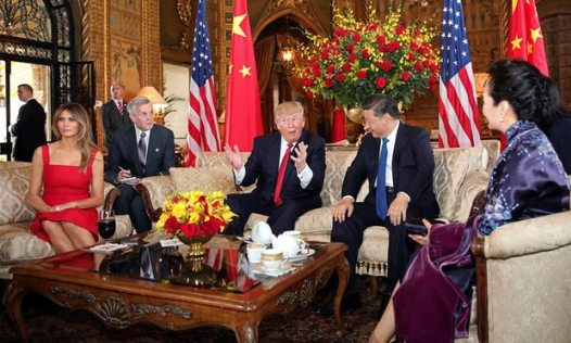 Tổng thống Mỹ Donald Trump tiếp Chủ tịch Trung Quốc Tập Cận Bình