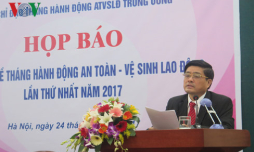 Hơn 860 người chết do tai nạn lao động trong năm 2016